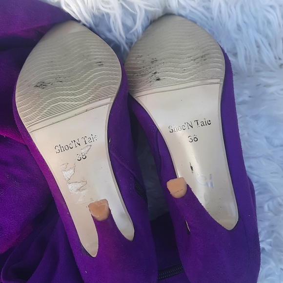 🌟3/50 Shoe'N Tale Over the knee high Heeled boots - Picture 7 of 7